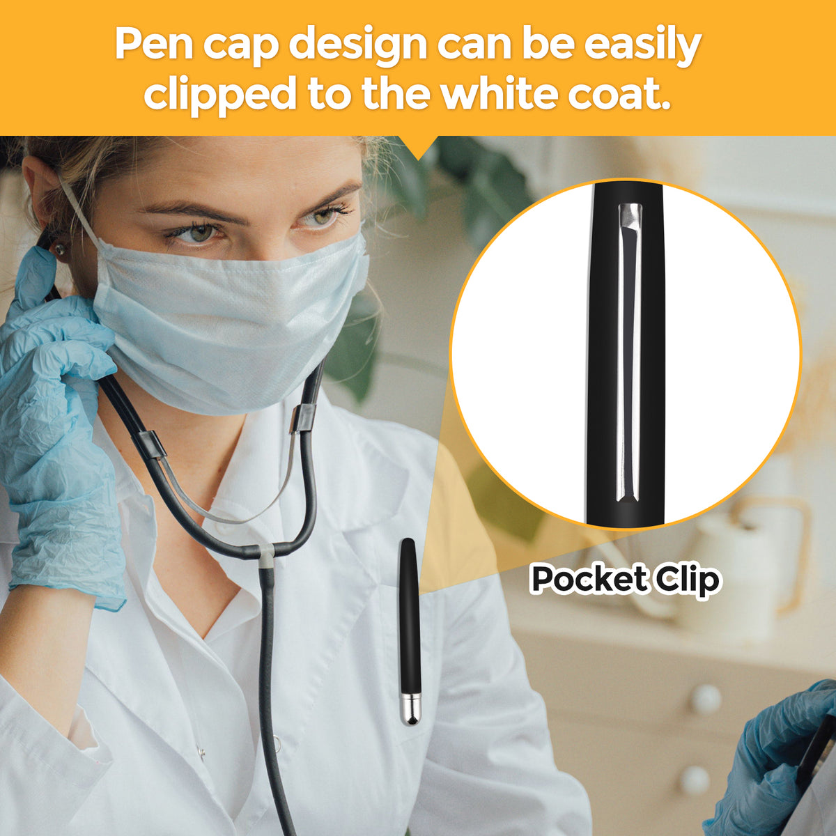 Eztrain EKG Caliper Pen, ECG Calipers for Nurses, Black EKG Caliper Cardiology, Electrocardiogram Measuring Tool