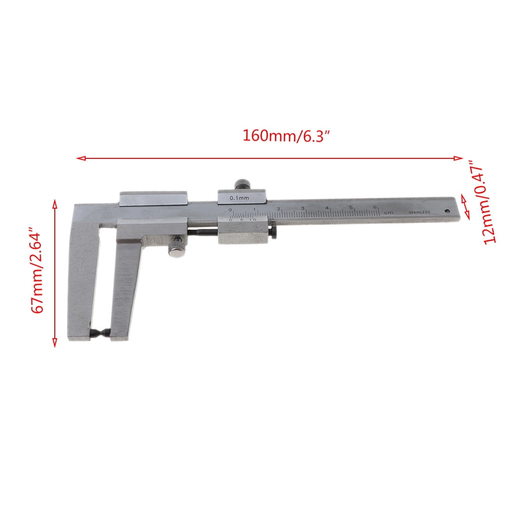 Upgraded Verniers Calipers For Brake Disks Measuring Tool 0-60mm Easy Carry