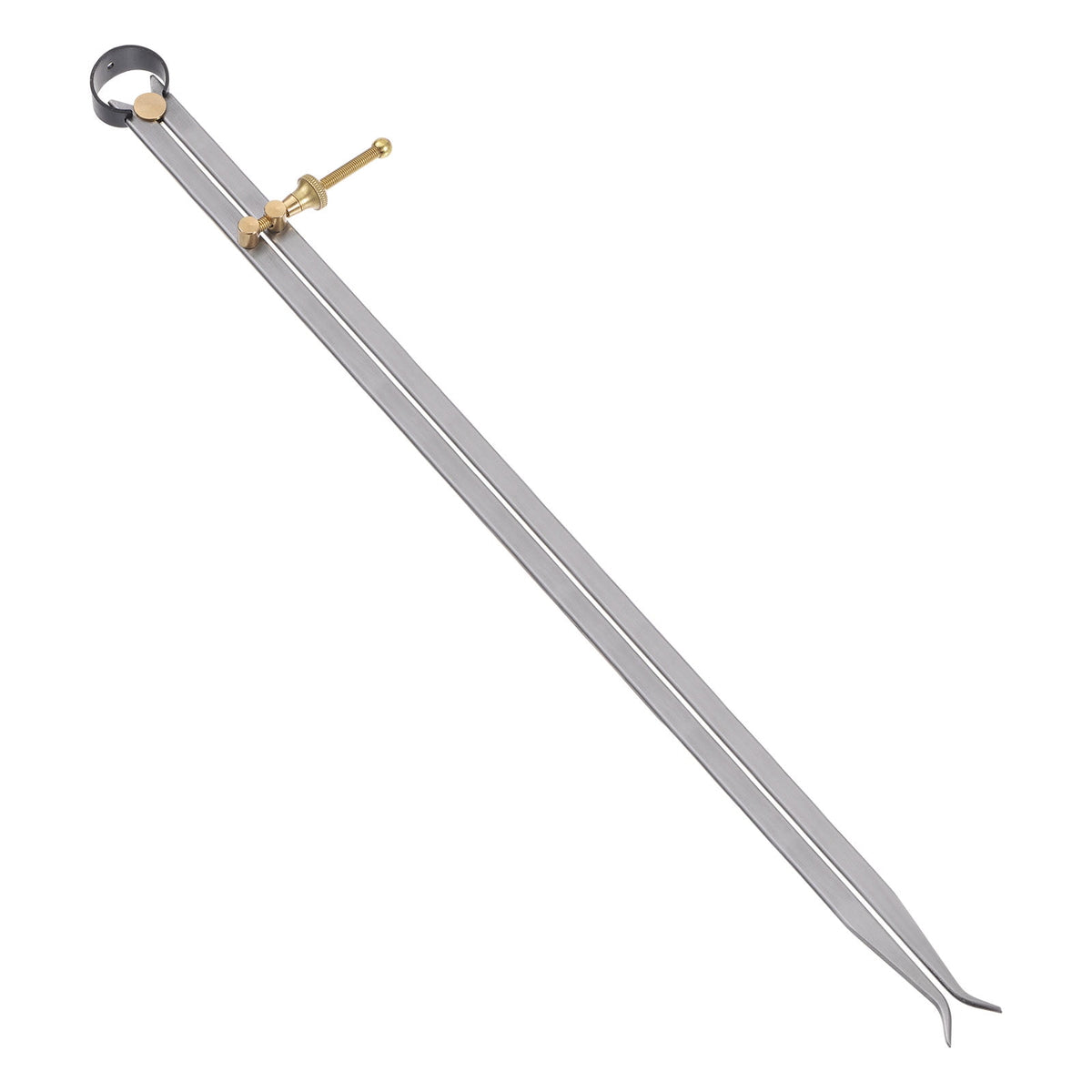 Spring Joint Caliper 20 inch/500mm Steel Spring Inside Caliper with Brass Fulcrum for Wood Turning Lathe Work
