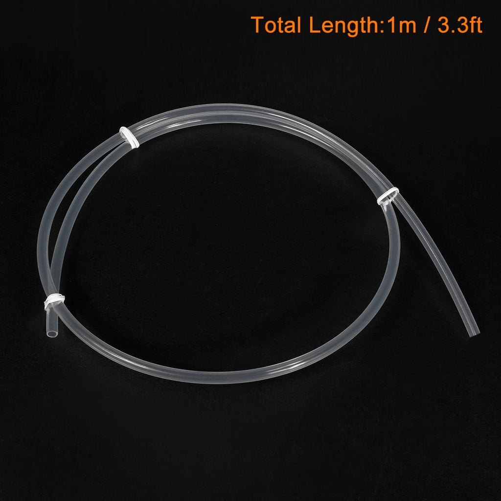 Uxcell 4mm ID 5mm OD Tube Pipe 1 Meter 3.3ft Lengh For 3D Printer RepRap