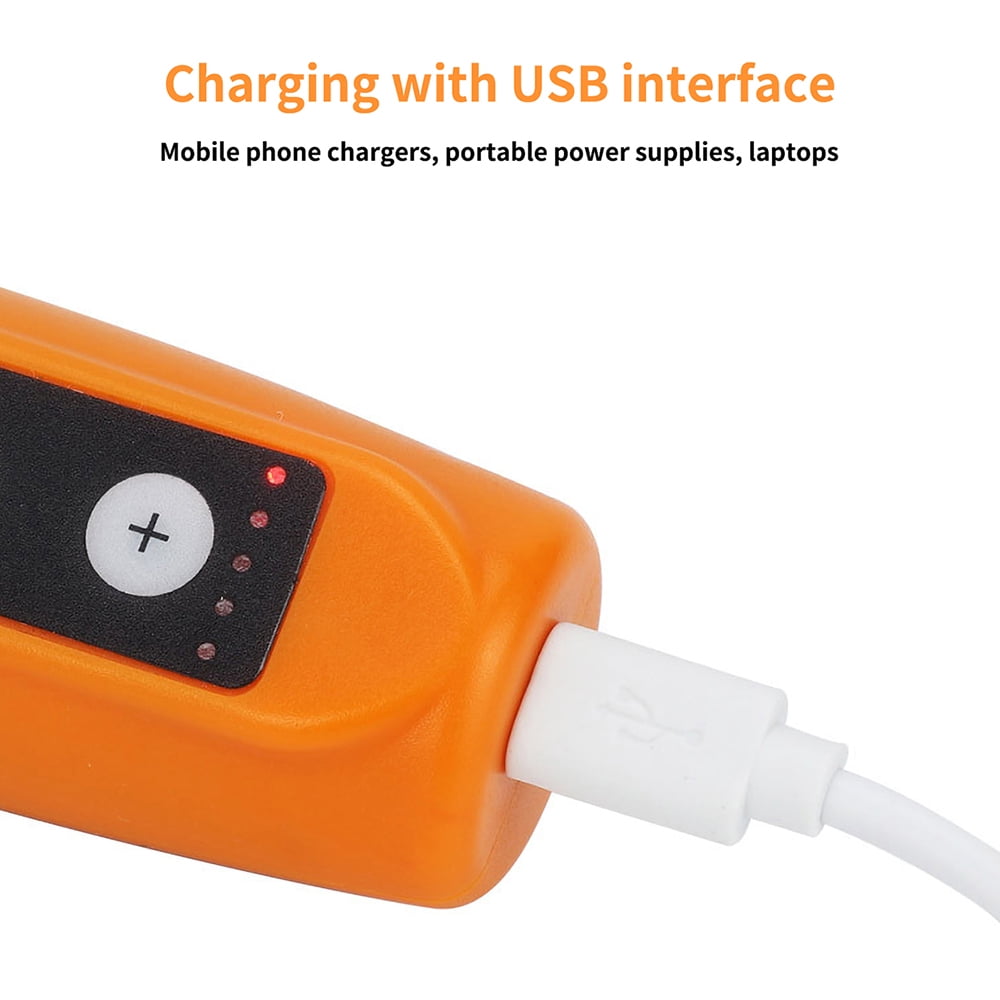 JENABOM 58 in 1 Mini Cordless Rotary Tool, 3.7V Electric Rotating Tool , LED Lights, 5-Speed and USB Charging, Used for Polishing, Carving, and DIY （Orange）