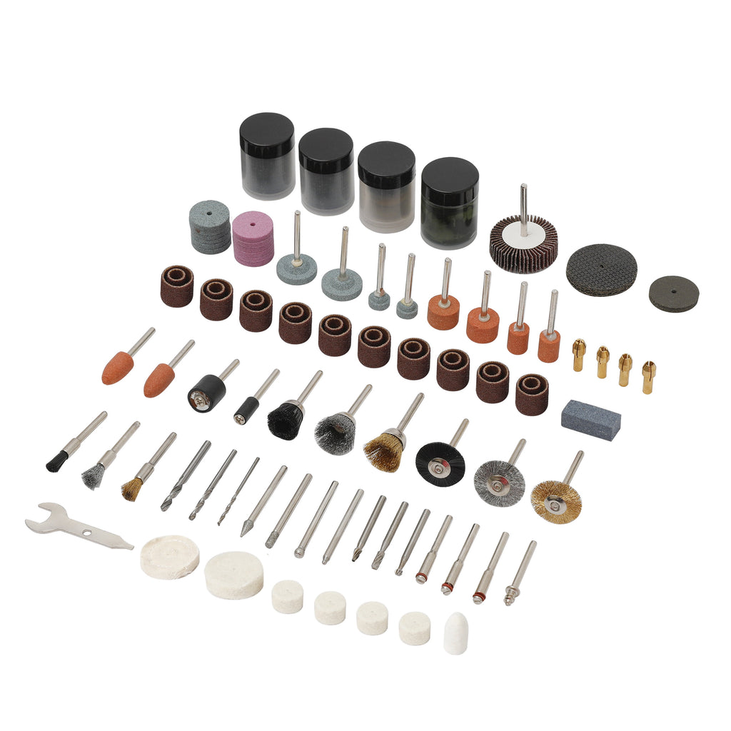 Hyper Tough 200-Piece Universal Rotary Accessory Kit in Click Fit Case