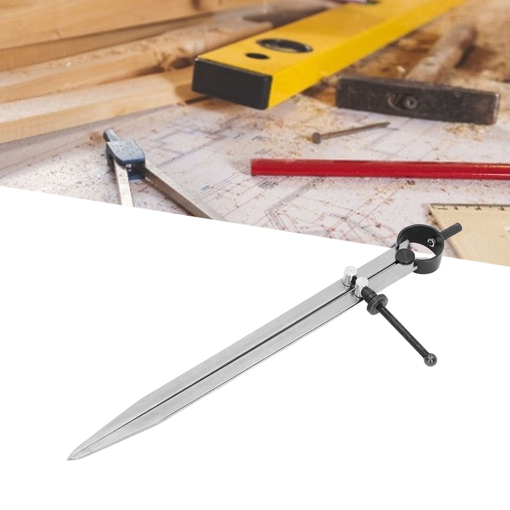 M Buder Wing Divider Adjustable Divider Calipers with Spring Nut for Leather Scribing and Marking Carbon Steel Compass Tool 5 inches / 125 mm for Wood Plastic Metal Surface