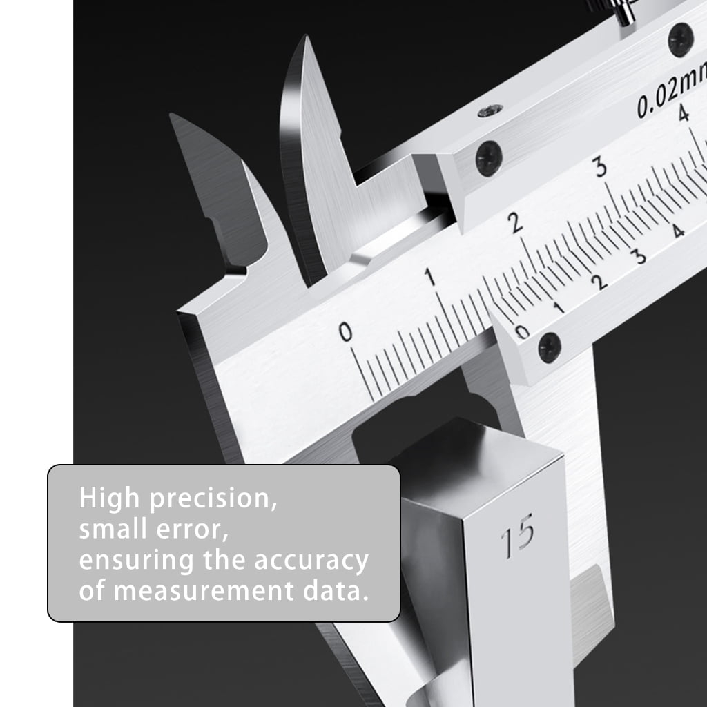 Thickness Diameter Measuring Tool Vernier Caliper for Jewelry Coin Gemstones 0-100mm Stainless Steel Caliper Micrometer