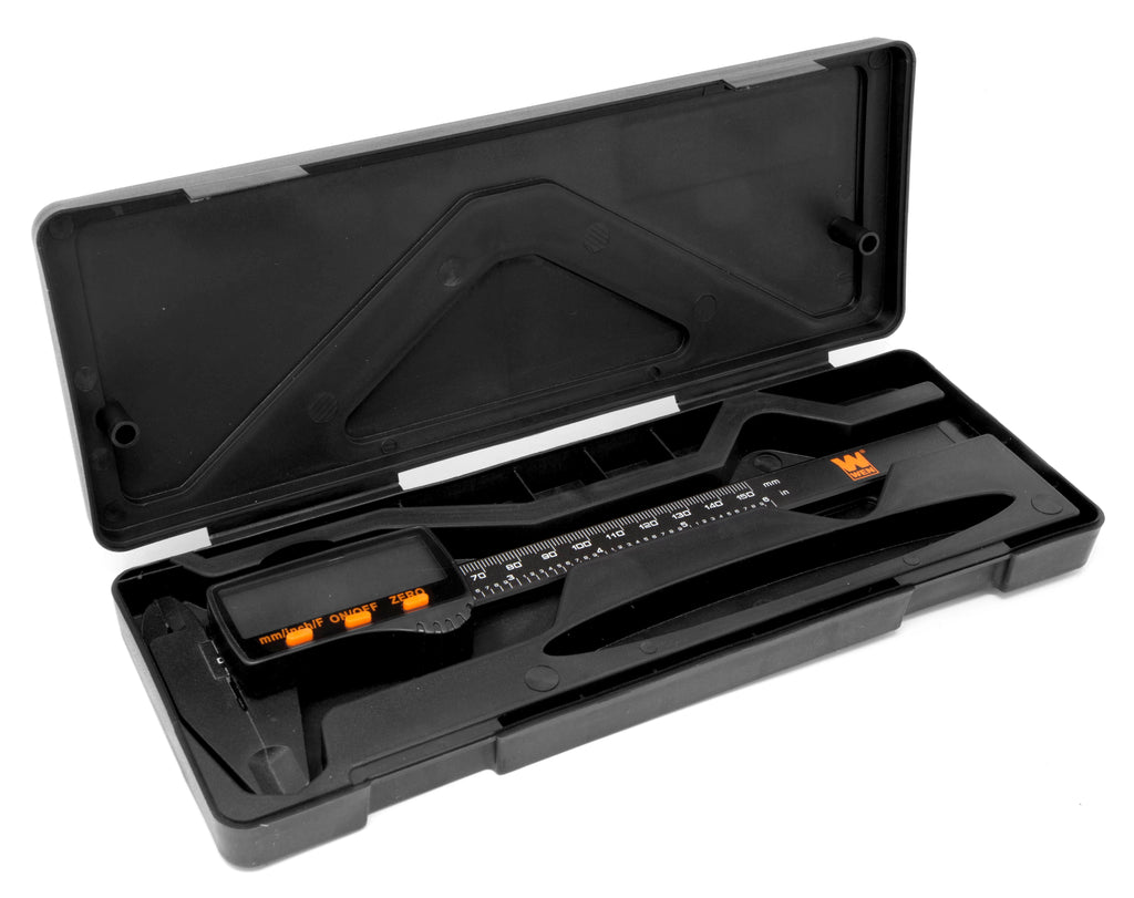 WEN Electronic 6.1-Inch Digital Caliper with LCD Readout and Storage Case