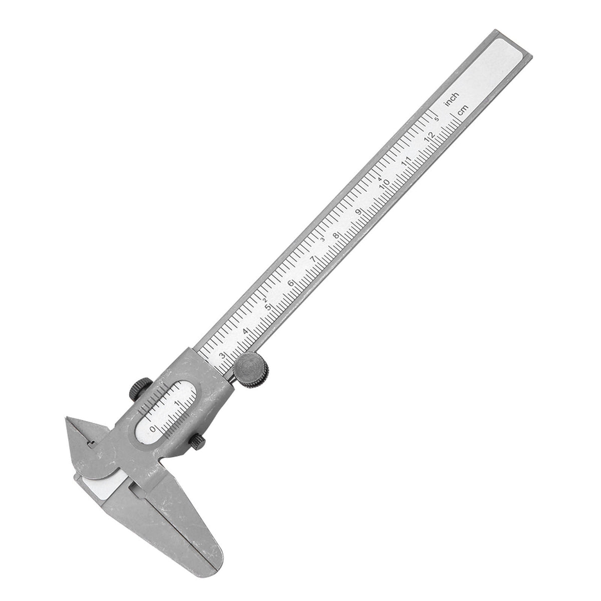 Suodoka High Precision Metal Vernier Caliper Manual Measuring Tool Micrometer Gauge for Woodworking, DIY Projects, and Professional Construction Use, 5 inches / 12.7 cm