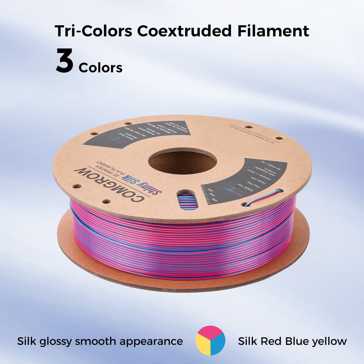Creality Toughness PLA Filament 1.75mm Grey 1KG 3D Printer Filament