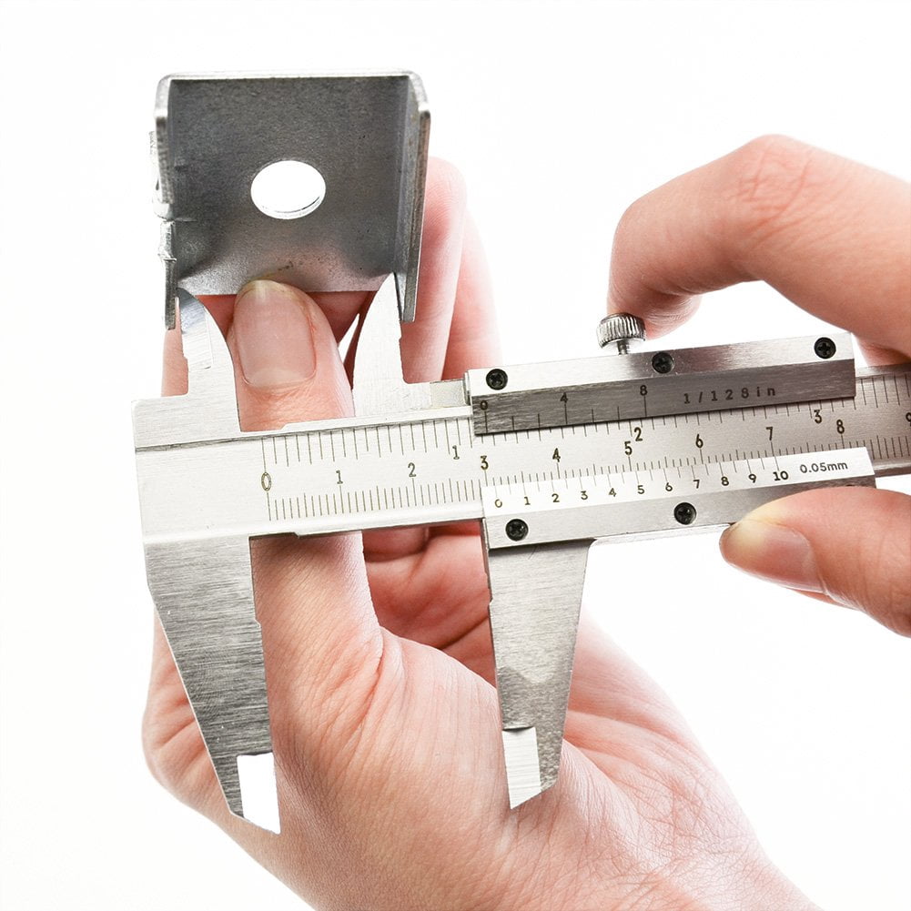 Vernier caliper stainless steel professional high quality 0-6 inch/150 mm micron durable measuring tool for internal, external, depth and step measurements