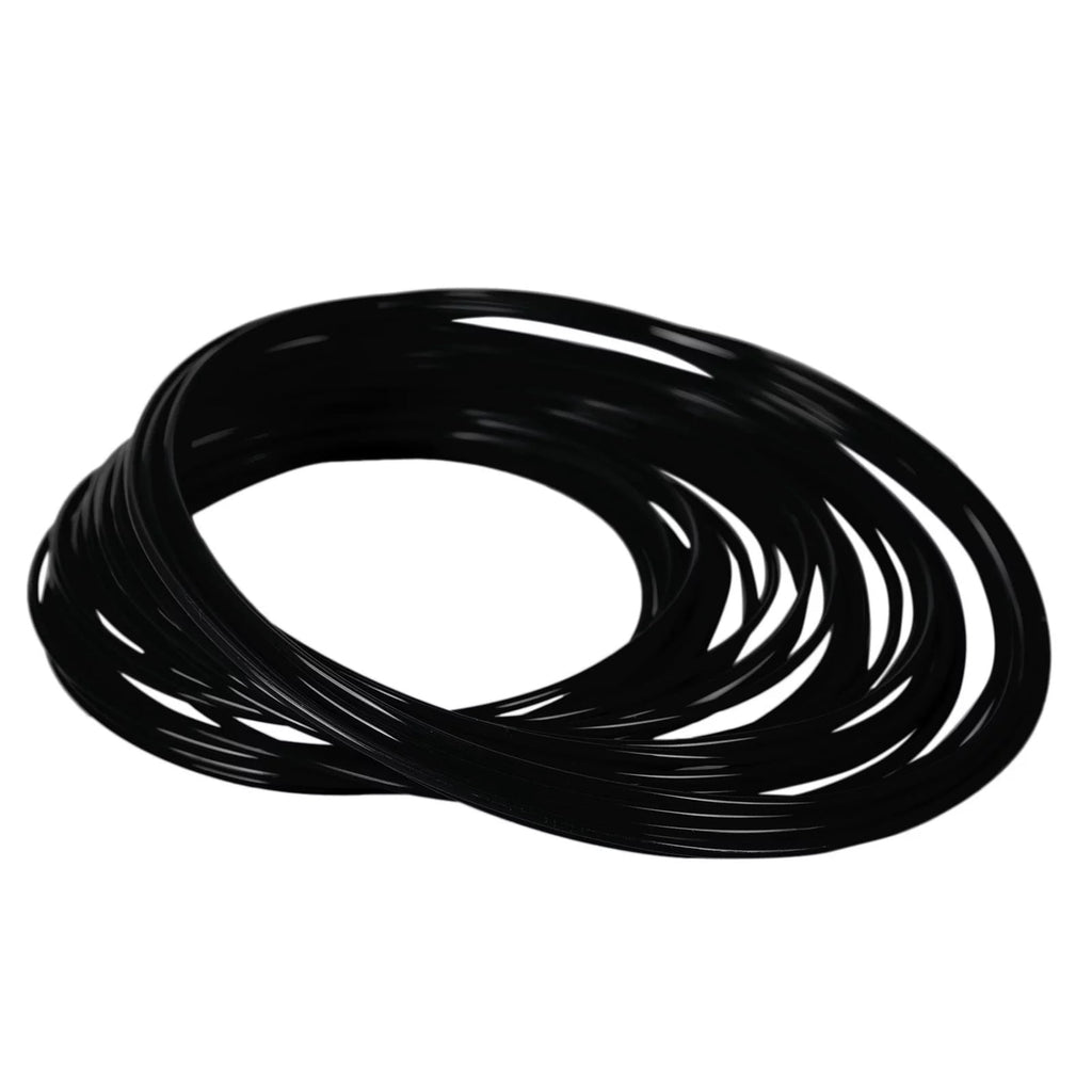 Wanyng 1.75mm ABS 3D Print Filament Black 32.8ft Each Piece for 3D Scribble Pen Printers