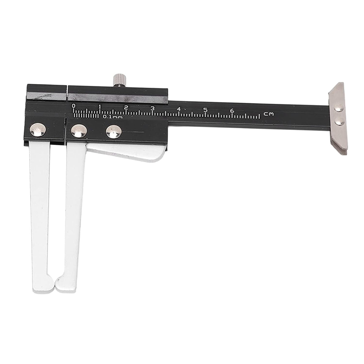 CATPAN Disc Brake Micrometer Metric Brake Disc Depth Measuring Caliper, 0-60mm High Precise Tire Tread Depth Gauge 0.1mm Accuracy Portable, Manual Auto Brake Disc Depth Gauge
