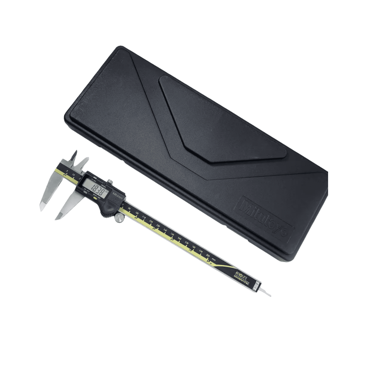 Mitutoyo 500-197-30 ABSOLUTE AOS Digital Caliper, 0–8 Inch / 0-200mm Range