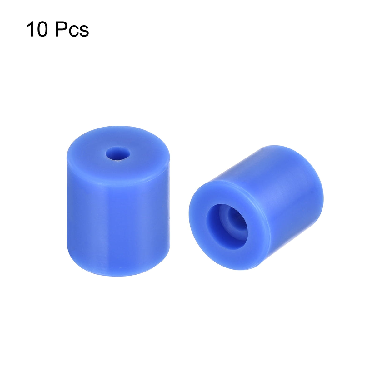 Uxcell 10Pcs Silicone Bed Mounts 3D Printer Heat Bed Silicone Leveling Column Silicone Buffer 18mm for 3D Blue