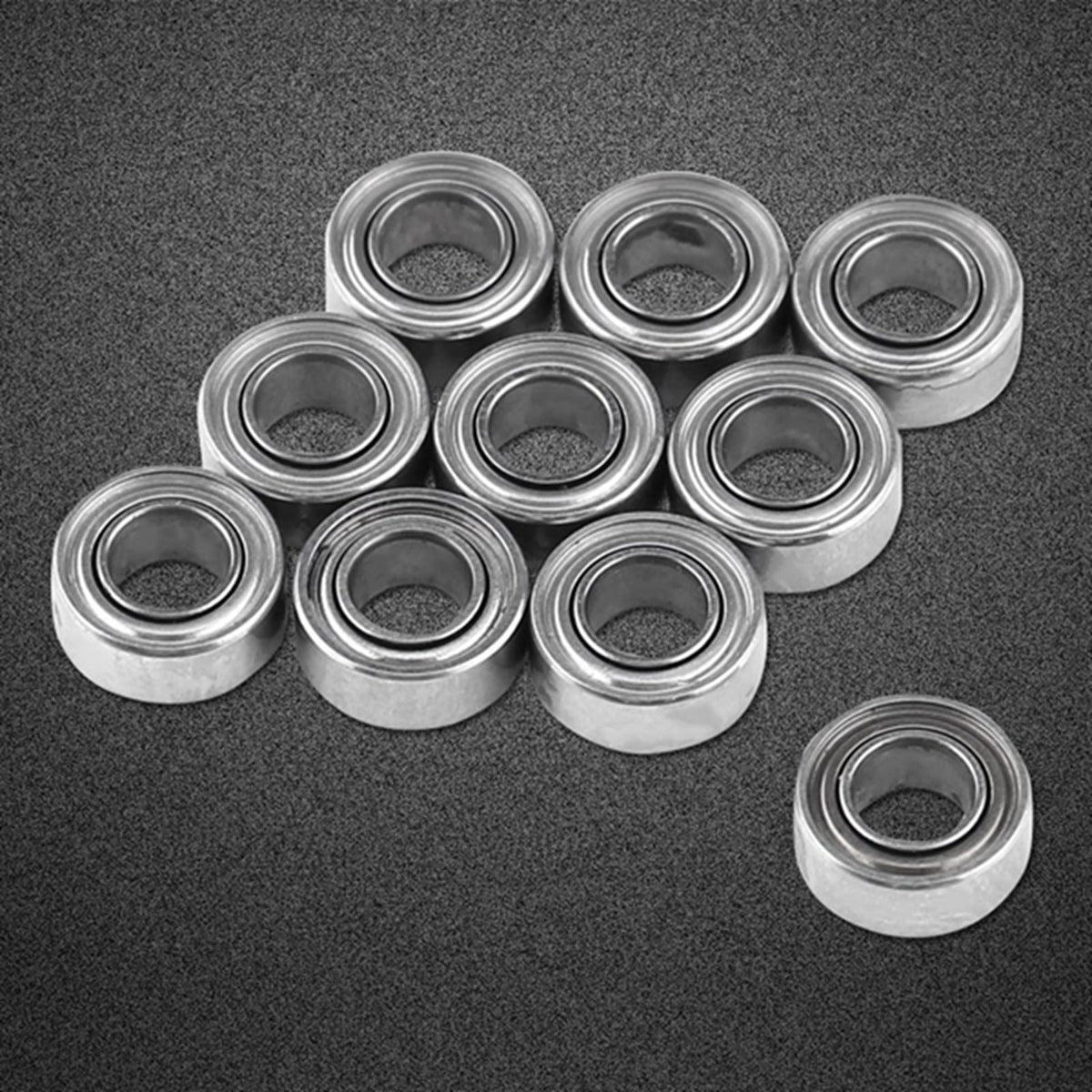 10pcs MR63ZZ Double Shielded Miniature Ball Bearings, 3x6x2.5mm / 0.12x0.23x0.09 inches for 3D Printers, Quadcopters, and Hobby Projects