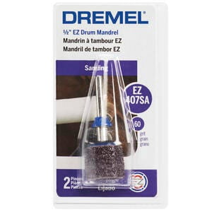 Dremel EZ407SA EZ Drum 1/2" Sanding Band & Mandrel Kit, Rotary Tool Accessory