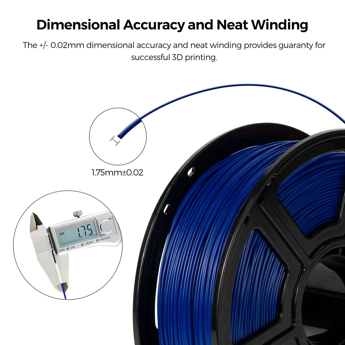 Flashforge ABS Pro Filament 1.75mm, 1KG/2.2lbs ABS Pro 3D Printer Filament, Green