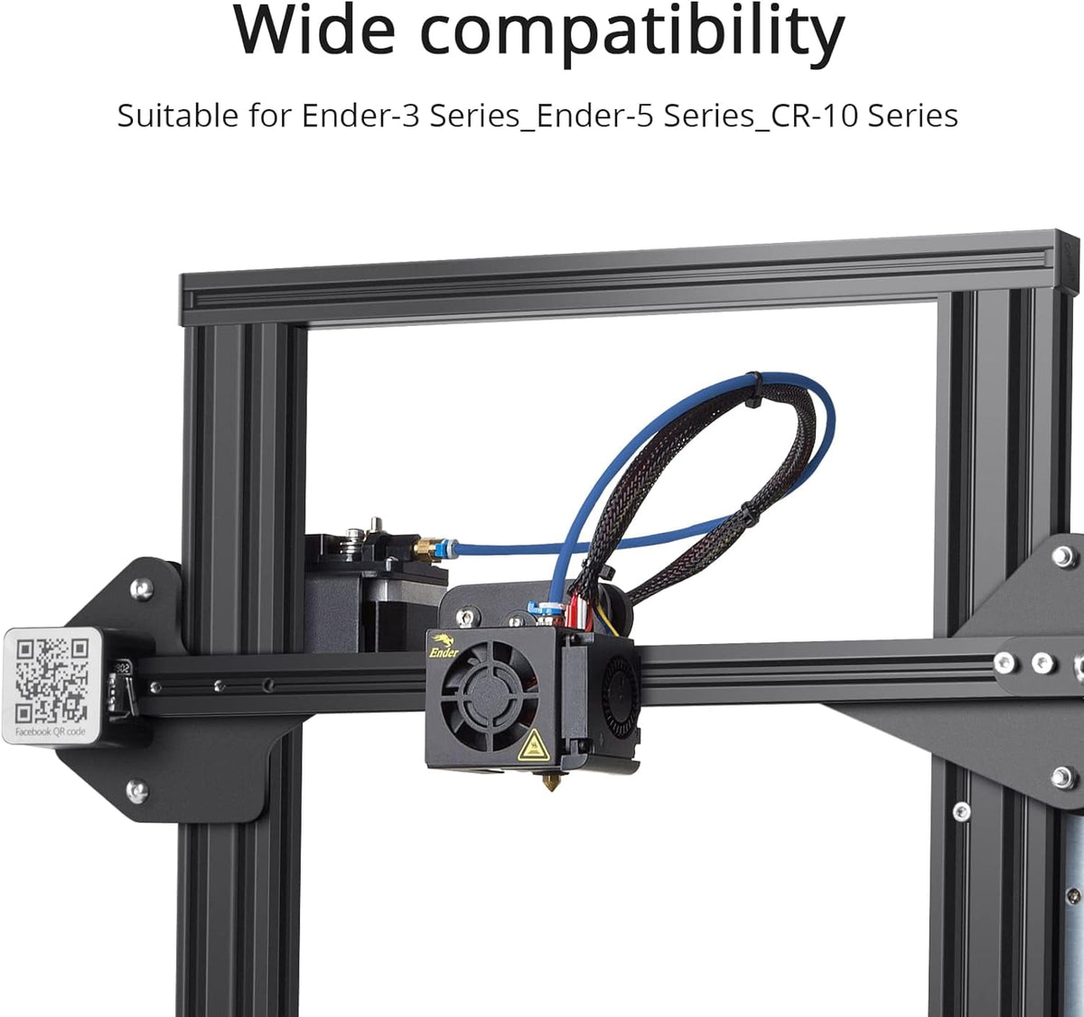 Capricorn Teflon Tube Bowden PTFE Tubing XS Series 1M for 1.75mm Filament with 2X PC4-M6 & 2X PC4-M8 Pneumatic Fittings & Tube Cutter for Creality Ender 3/Ender 3 V2/Ender 3 Pro/CR-10 3D Printer