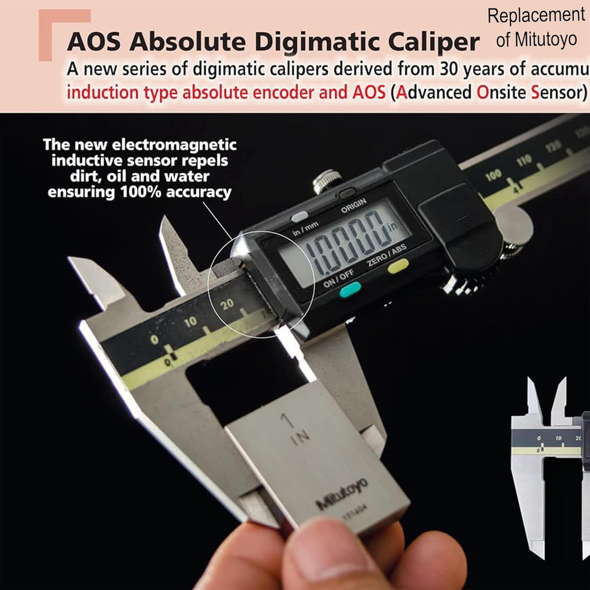 Mitutoyo 500-196-30 ABSOLUTE Digimatic Digital Caliper 0-6 Inch (0-150mm)