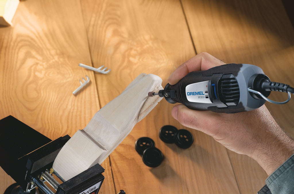 Dremel 200-N/6 Corded 2 Speed Rotary Tool includes 6 Accessories, 0.9A/120 Volts