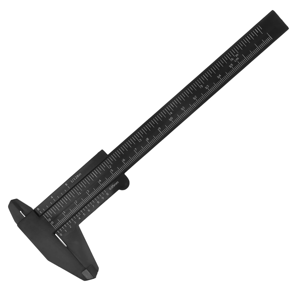 LOLIPPYY 2-Pack Lightweight Plastic 150mm Caliper Gauge for Accurate Step Depth and External Measurements