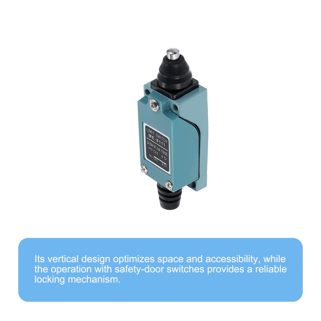 Limit Switch Roller Plunger ME-8111 Mount 1NC1NO 3D Printer Switch Metal Momentary Switch 2 Pcs