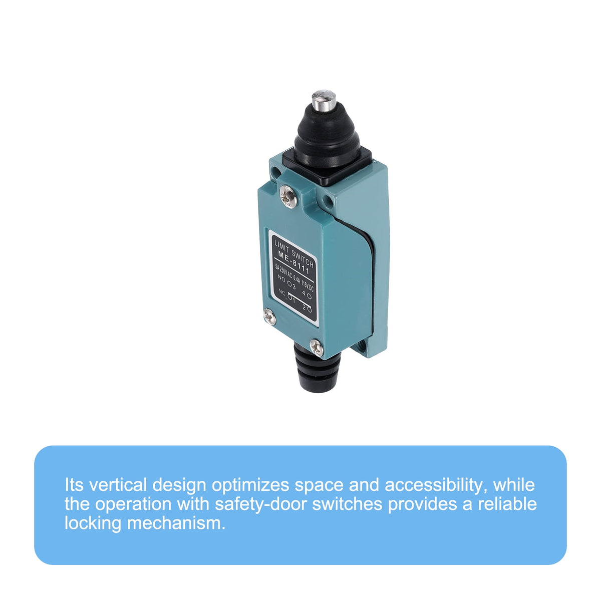 Limit Switch Roller Plunger ME-8111 Mount 1NC1NO 3D Printer Switch Metal Momentary Switch 2 Pcs