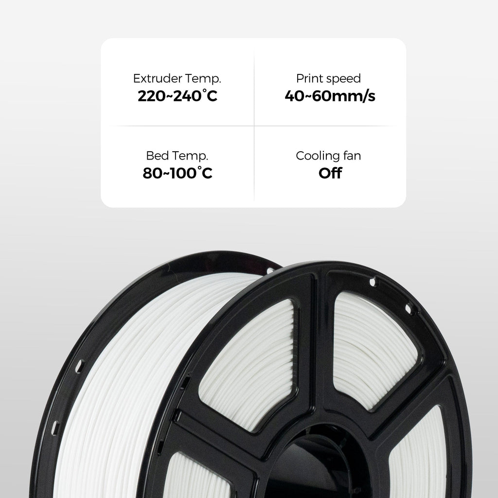Flashforge ABS Pro Filament 1.75mm, 1KG/2.2lbs ABS Pro 3D Printer Filament, Black