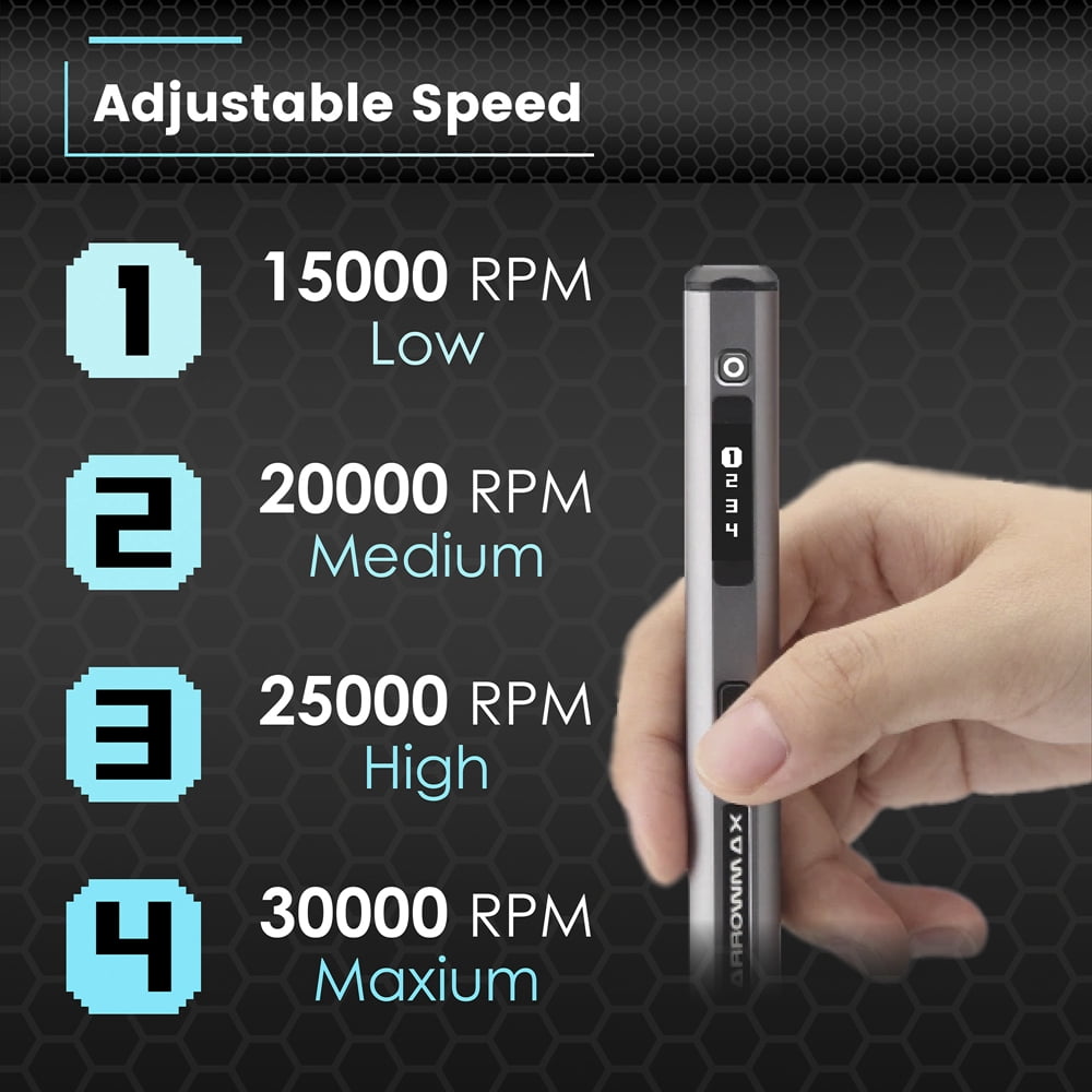 AM ARROWMAX Engraving Pen Electric Mini Grinder Cordless Rotary Tool with 42 Bits for Crafts Home DIY