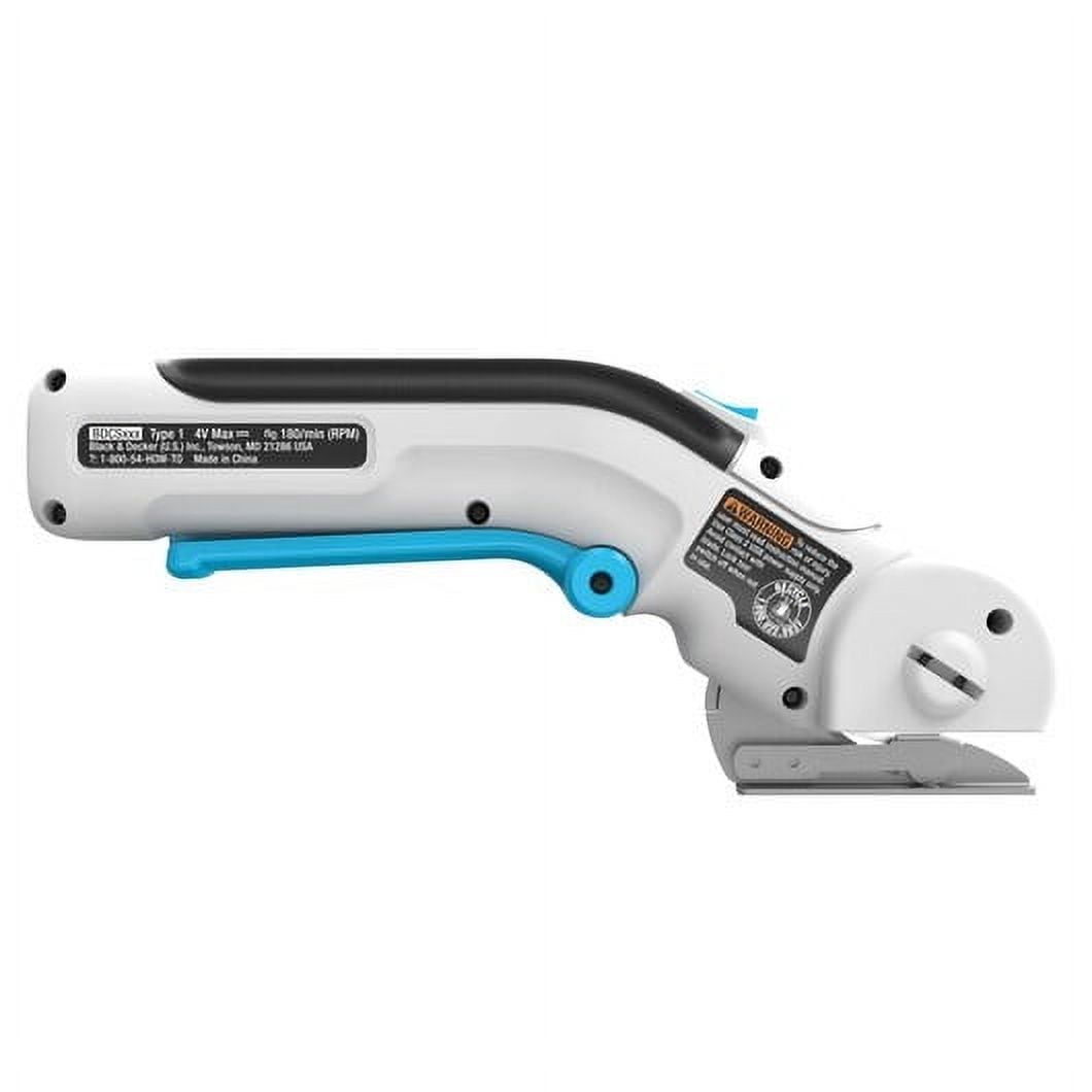 BLACK+DECKER 4V MAX USB Rechargeable Corded/Cordless Power Rotary Cutter, (BCRC115FF)