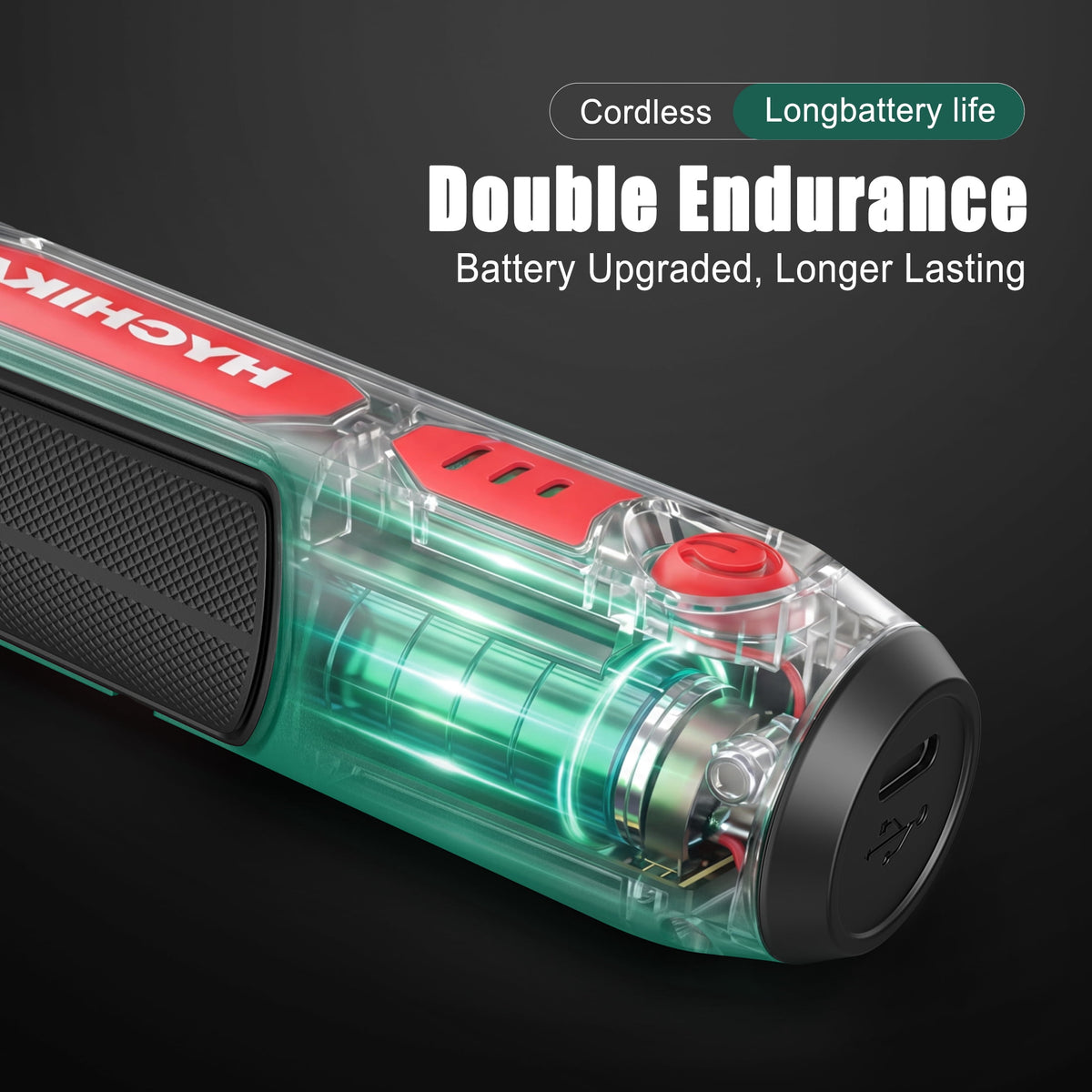 HYCHIKA Mini Cordless Rotary Tool Kit, 89 Accessories for DIY Engraving, Polishing, Crafts, Variable Speed, 3.6V Battery