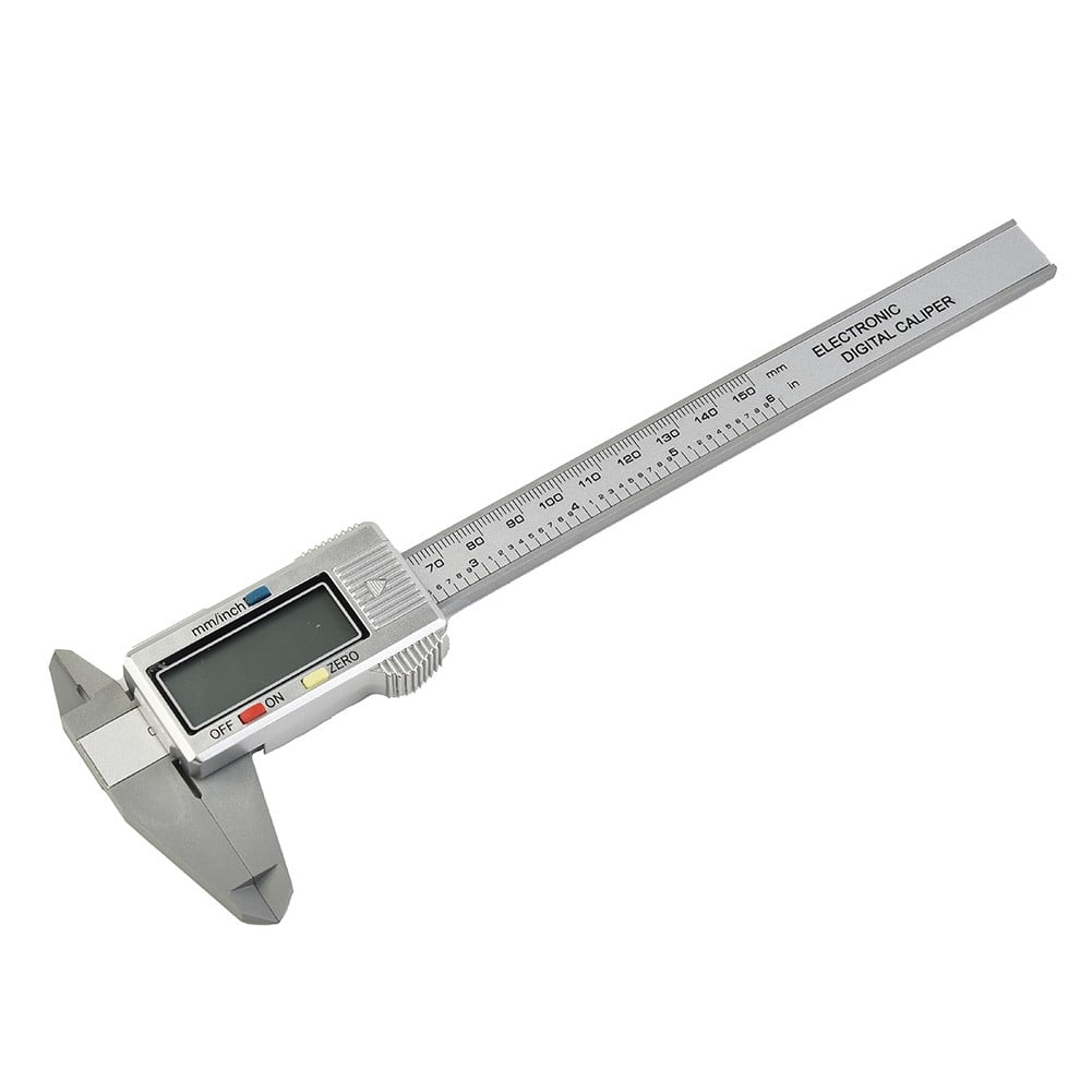6inch LCD Digital Electronic Carbon Fiber Vernier Caliper Gauge Micrometer