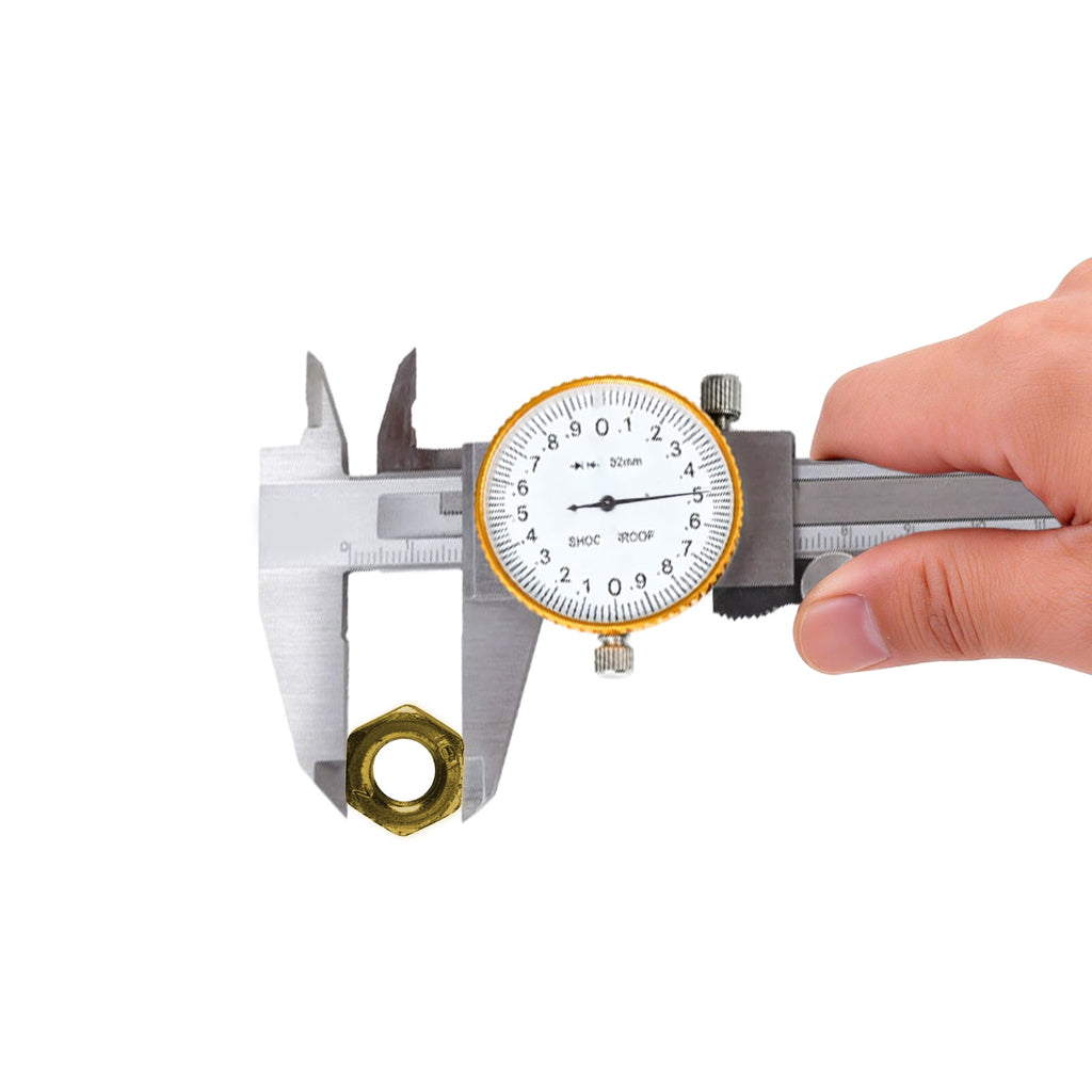 Stainless Steel High Precision Dial Caliper 0-150mm Four-Purpose Measuring Ruler Woodworking Machinery Precision Measuring Tool