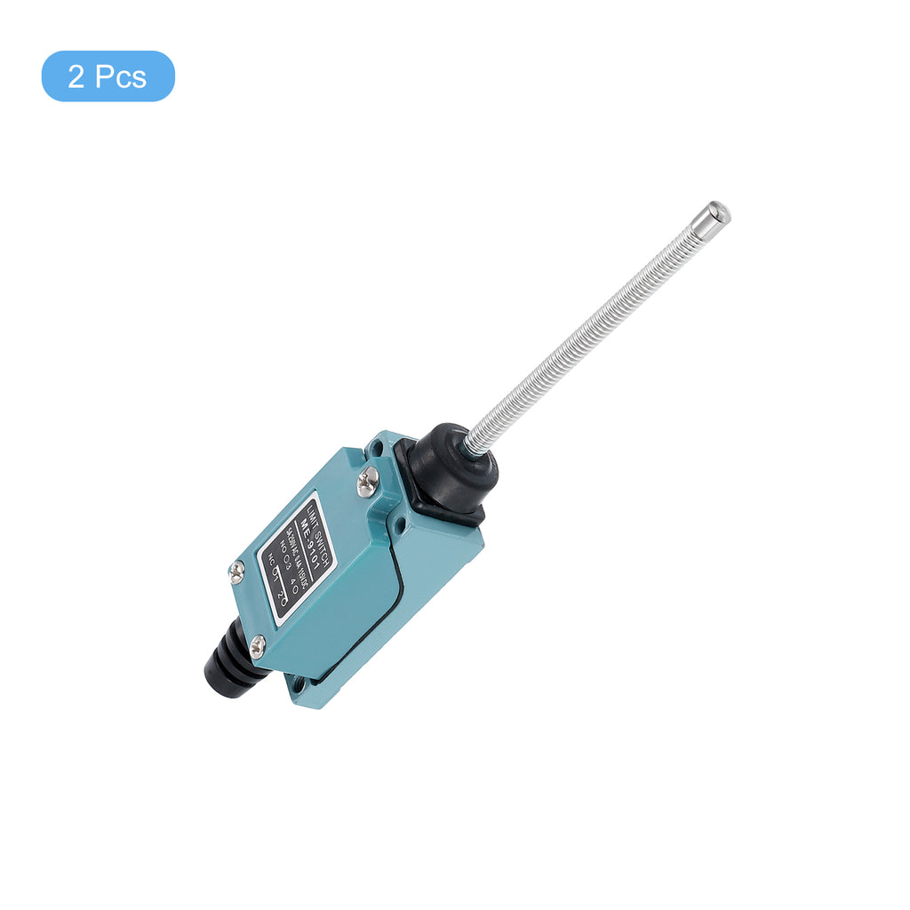 Uxcell Limit Switch Flexible Coil Spring Momentary Switch ME-9101 1NC1NO for 3D Printer Door Switch 2 Pcs