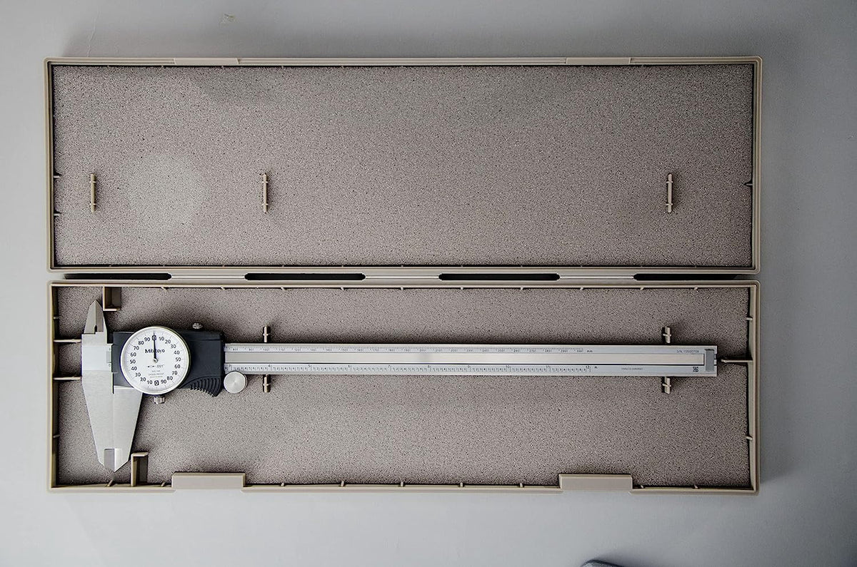 Mitutoyo 505-749 0-12 in. Dial Caliper with 0.2 in. Range Revolution