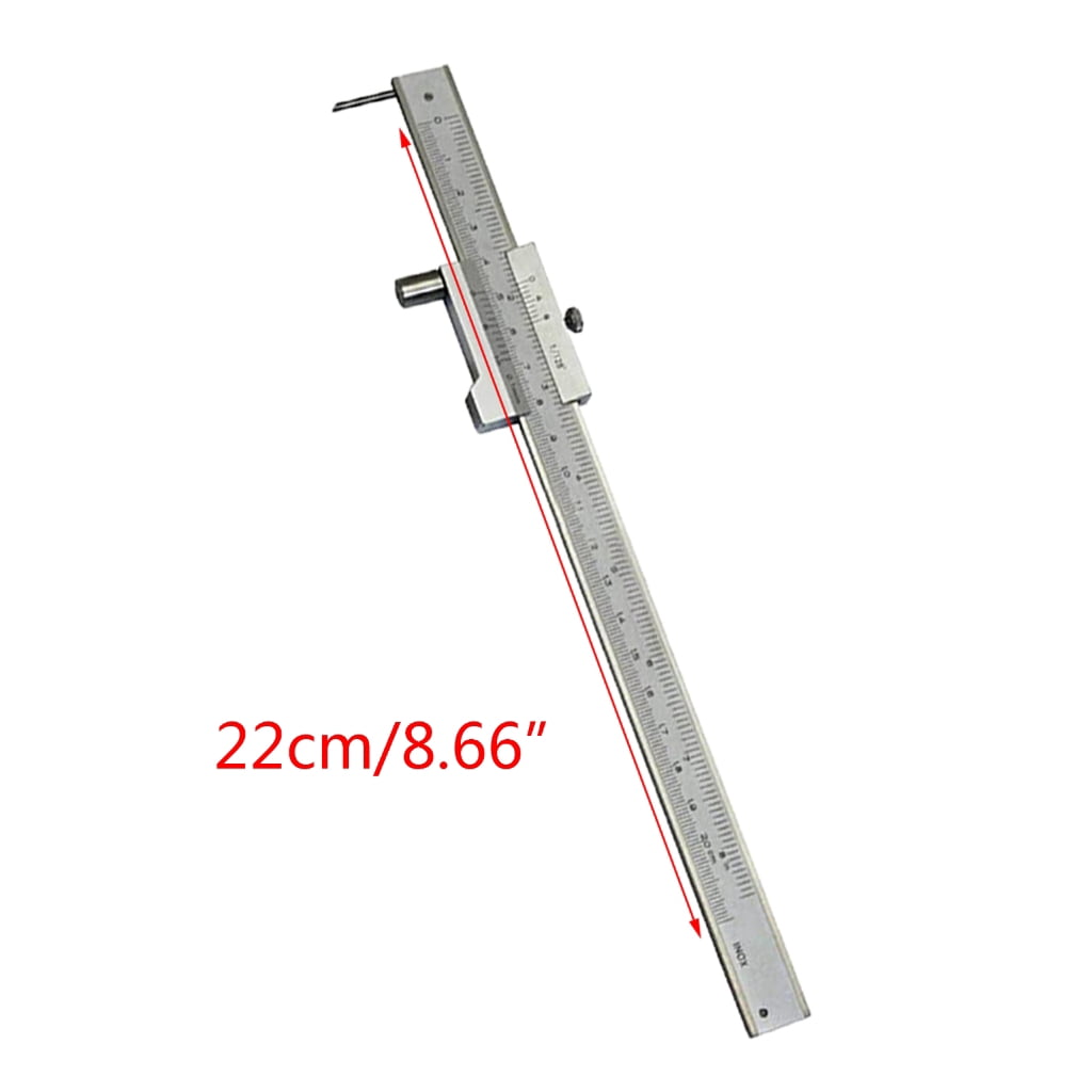 0-200mm Marking Vernier Caliper with Carbide Scriber Needle Parallel Marking DIY