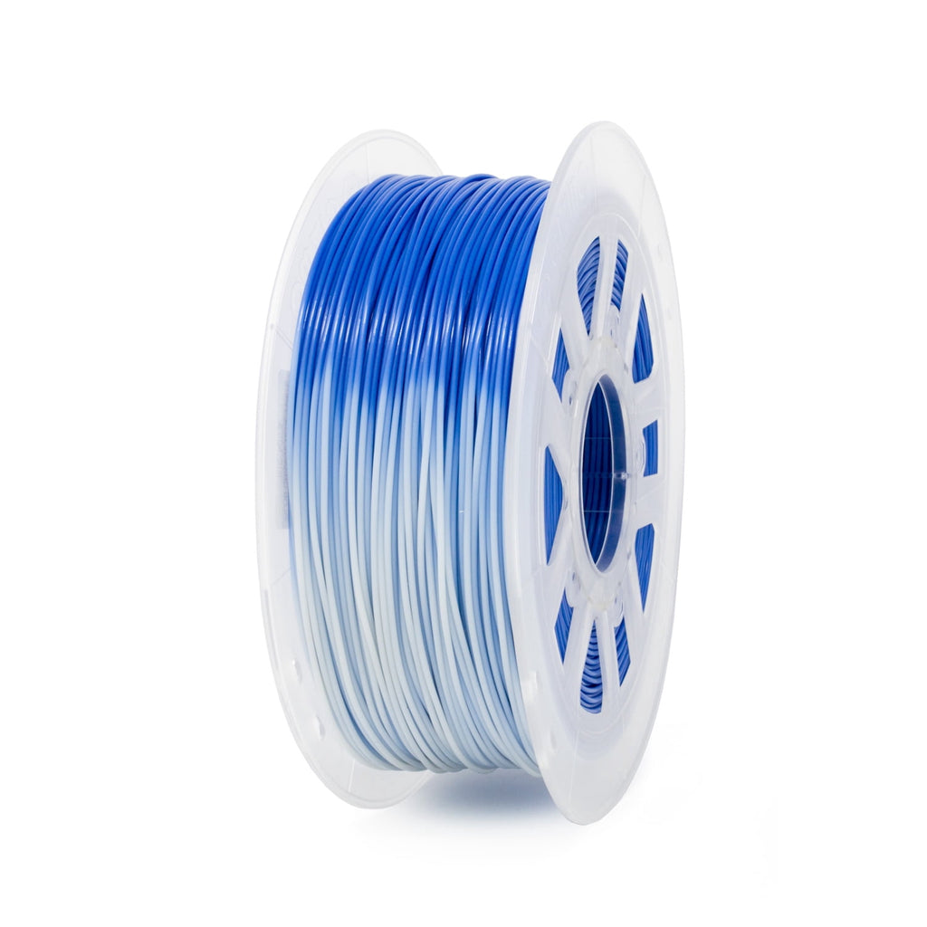 Gizmo Dorks 3mm (2.85mm) Heat Activated Color Change ABS Filament for 3D Printers 1 kg, Gray to White