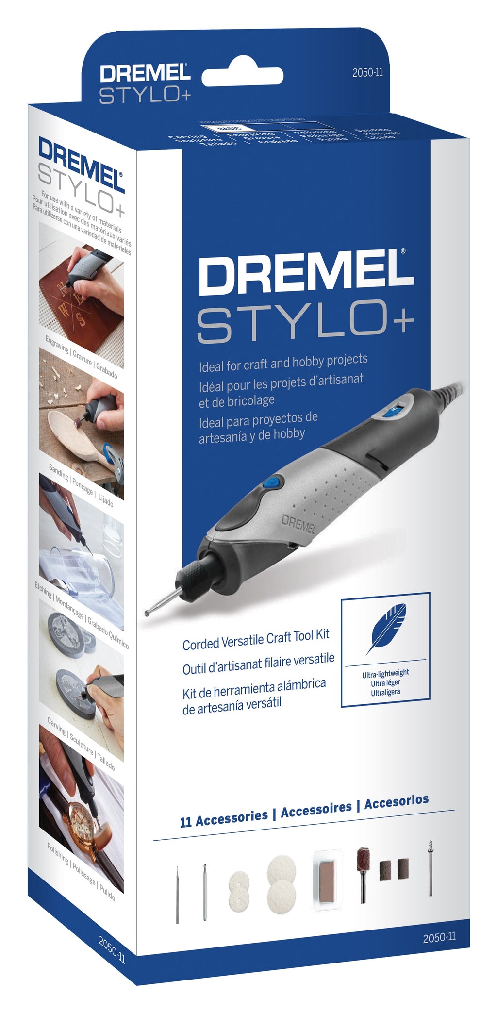 Dremel Stylo+ 2050 Versatile Craft Rotary Tool Kit with 11 Accessories