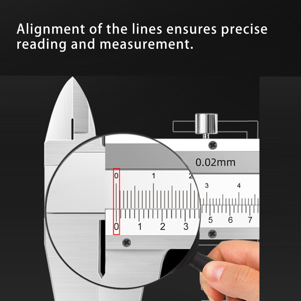 Thickness Diameter Measuring Tool Vernier Caliper for Jewelry Coin Gemstones 0-100mm Stainless Steel Caliper Micrometer