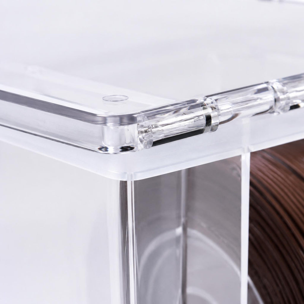 3D Printer Supply Storage Box with Clear Body and Lid for Identification without Opening the Storage Box