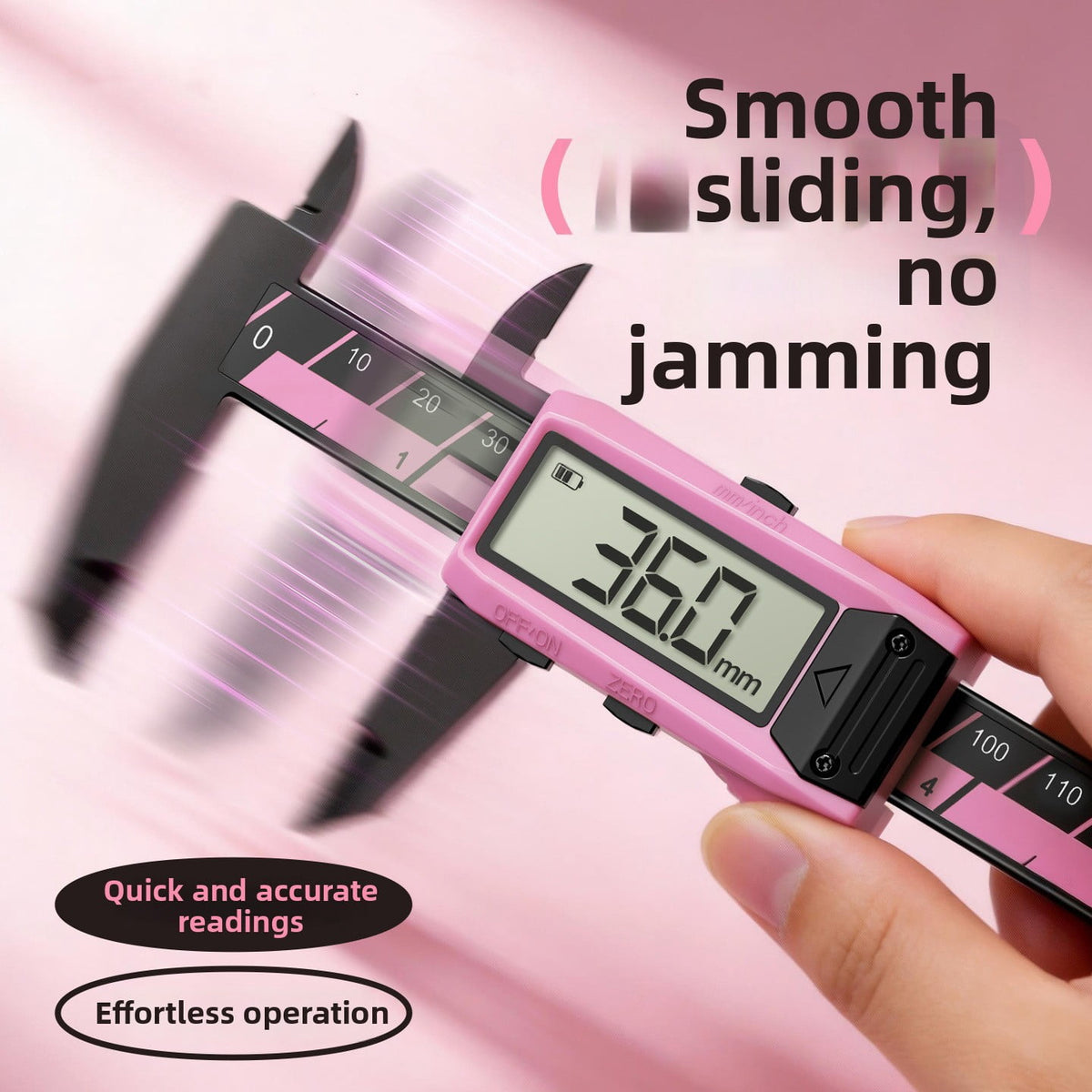 Mosiee Plastic Vernier Caliper 150mm/6 Inch Metric Inch Sliding Gauge Measuring Tool Caliper Digital Pachymeter Vernier Calipers
