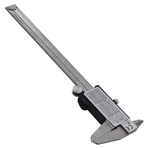 0-6 inch LCD Electronic Digital Vernier Caliper Stainless Steel Fraction inch Millimeter Conversion Micrometer Gauge for Length Width Depth Inner Diameter Outer Diameter