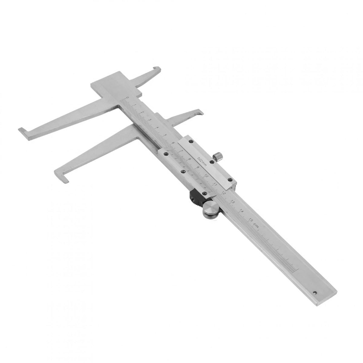 BIMZUC Carbon Steel Inside Groove Vernier Caliper, Highly Accurate 9-150mm / 0.35-5.91 inches Inner Micrometer Gauge Ruler Measuring Tool for Precision Machining and Woodworking DIY Projects