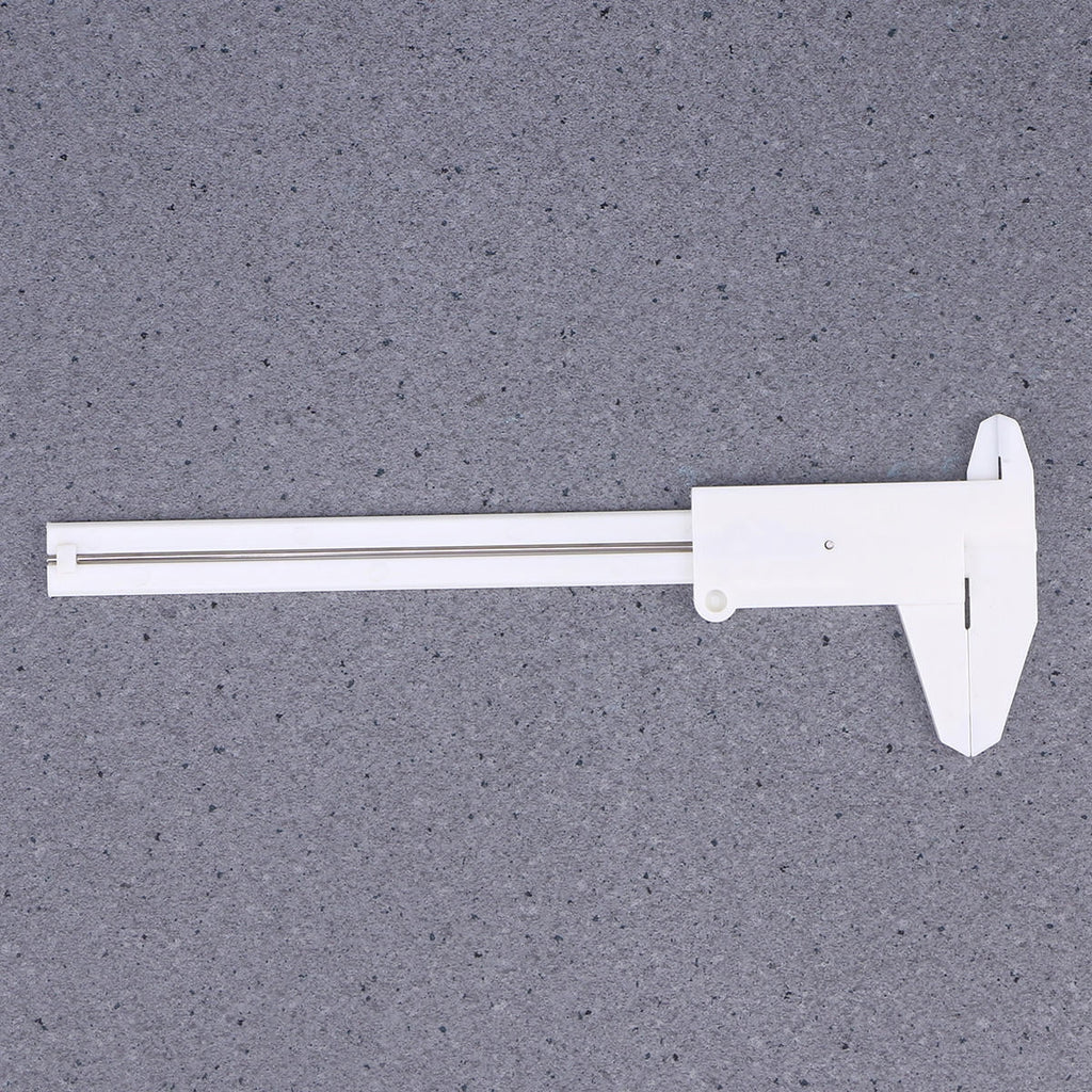 GETAJGHSD White Plastic Caliper with Dual Internal and External Measurement for Precise Industrial and Use