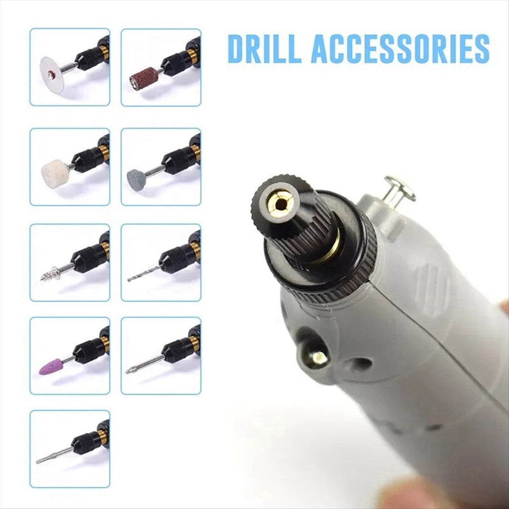 Mini Cordless Rotary Tool Kit, 5-Speed Multi-Purpose 3.7V Power Rotary Tool for Sanding Polishing Drilling DIY Crafts