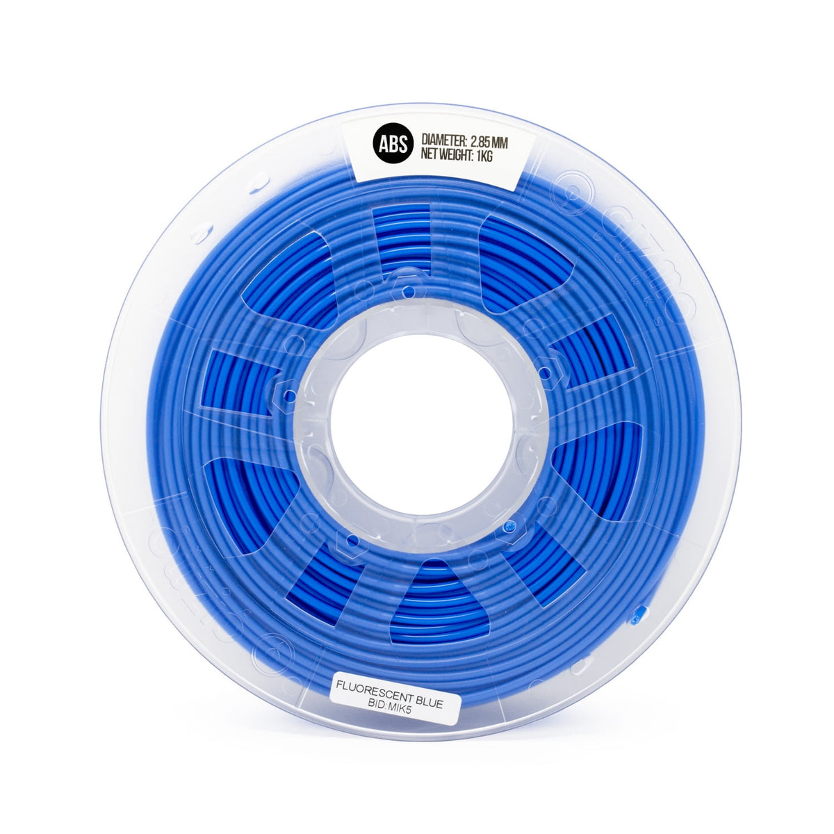 Gizmo Dorks 3mm (2.85mm) Specialty Blacklight ABS Filament for 3D Printers 1 kg / 2.2 lbs, Flourescent UV Yellow