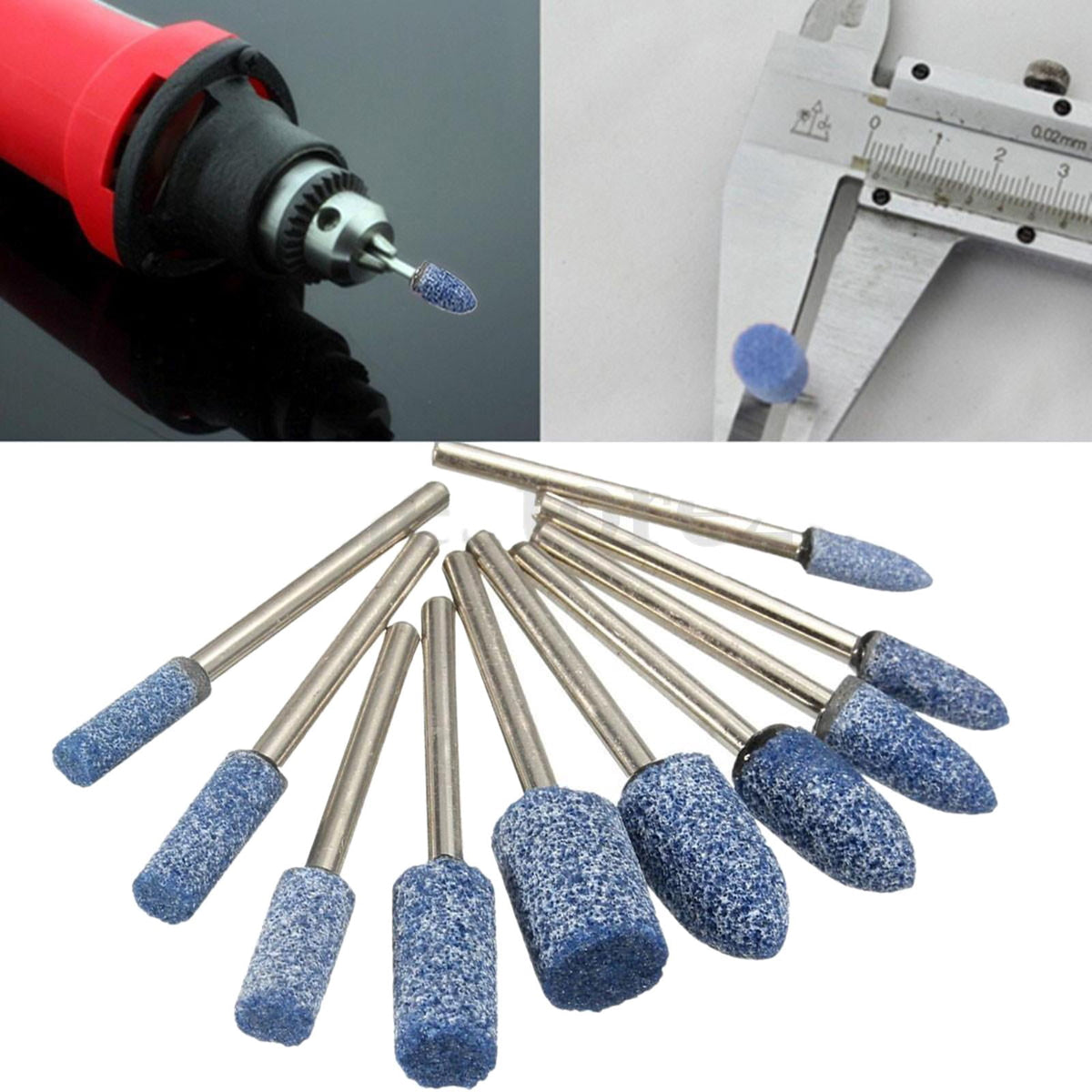 10Pack Grinding Stone Wheel Head Tools Dremel Rotary Tools Rotary Abrasive Tools